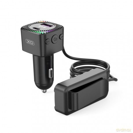 XO transmiter FM BCC13 Bluetooth MP3 ładowarka samochodowa 6,2A czarna