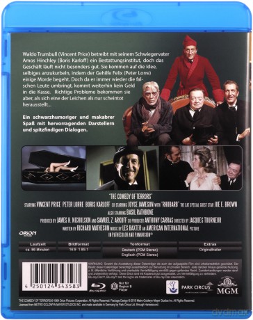 The Comedy of Terrors (Poskromienie złoczyńcy) [Blu-Ray]