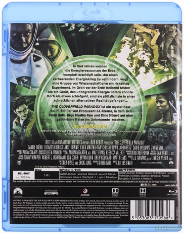 Paradoks Cloverfield [Blu-Ray]