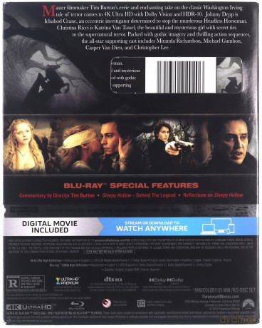 Sleepy Hollow (Jeździec bez głowy) [Blu-Ray 4K]+[Blu-Ray]