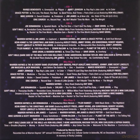 Warren Haynes: Warren Haynes Presents The Benefit Concert Volume 20 [2xBlu-Ray]+[3CD]