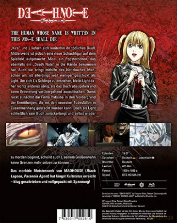 Death Note Episode 19-37 (Notatnik śmierci) [3xBlu-Ray]