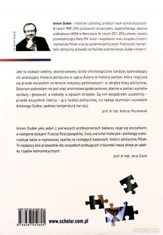 Historia polityczna Polski 1989-2023 - Antoni Dudek [KSIĄŻKA]