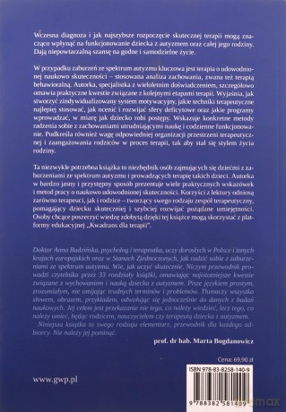 Skuteczna terapia dziecka z autyzmem. Praktyczny poradnik dla terapeutów i rodziców - Anna Budzińska [KSIĄŻKA]