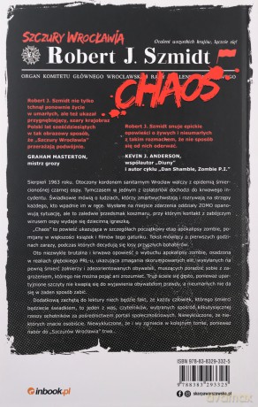 Szczury Wrocławia (Tom 1) Chaos - Robert J. Szmidt [KSIĄŻKA]
