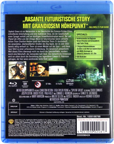 Soylent Green (Zielona Pożywka) [Blu-Ray]