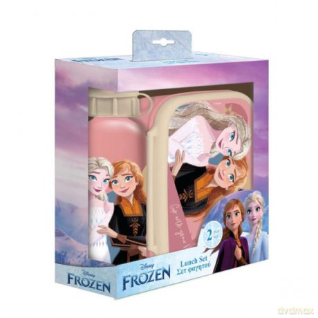 Diakakis Lunch box bidon aluminiowy pudełko Frozen II