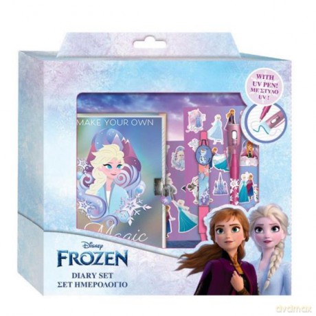 Diakakis Pamiętnik z długopisem UV Frozen II