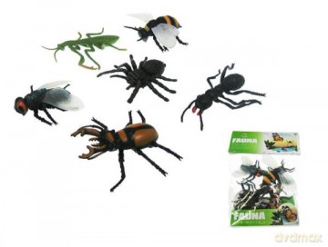Insekty, pajęczaki 10cm 6szt KC6-006A [FIGURKA]