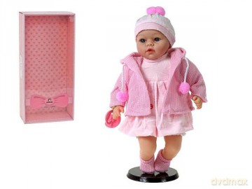 Lalka bobas 45cm z dźwiękiem PL 580374-587724