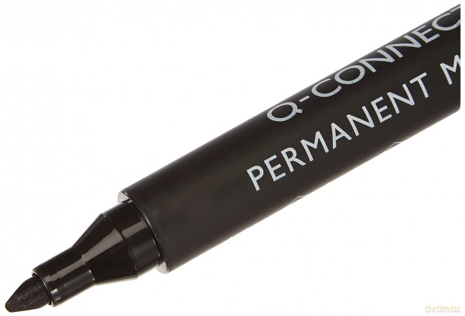 Marker permanentny Q-CONNECT, ścięty, 3-5mm (linia), czarny