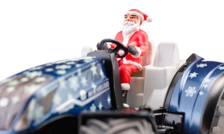 SIKU 3223 Traktor New Holland X-MAS 2023