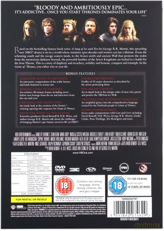 Gra o tron sezon 1 [5DVD]