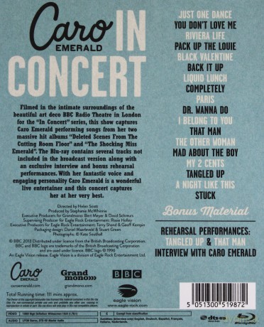 Caro Emerald: In Concert [Blu-Ray]