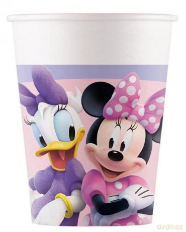 Kubeczki papierowe Minnie Junior 200ml 8szt