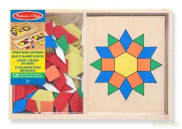 MELISSA Drewniana układanka geometryczna 10029