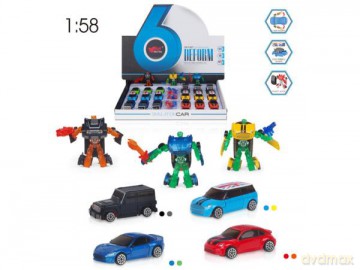 Auto Transformers metalowy z napędem, mix [SPORT]