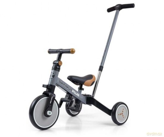 Rowerek 4w1 Optimus Plus grey/szary 5307