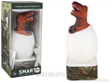 Lampka jajko T-Rex led Micro USB czerwony [FIGURKA]