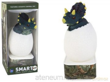 Lampka nocna led jajko Triceratops mirco USB [FIGURKA]