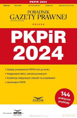 PKPiR 2024. Podatki 6/2023 [KSIĄŻKA]