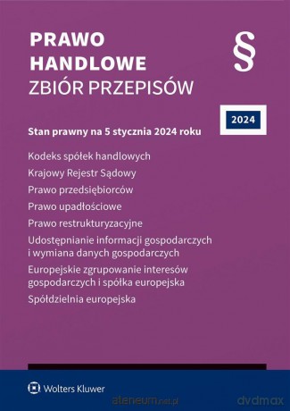 Prawo handlowe. Zbiór przepisów w.41 [KSIĄŻKA]