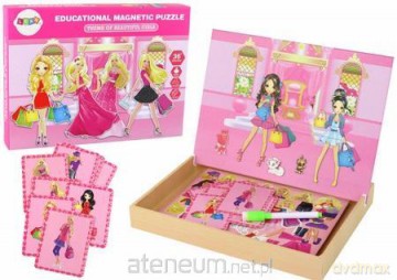 Puzzle magnetyczne z motywem Barbie [PUZZLE]