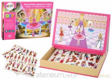 Puzzle magnetyczne z motywem lalki [PUZZLE]