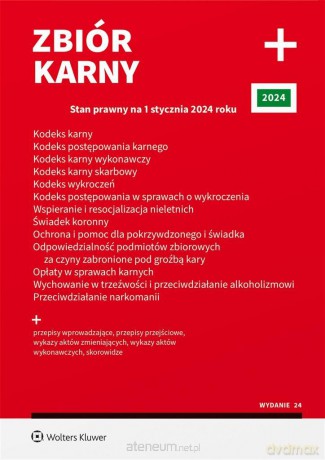 Zbiór karny PLUS 2024 w.24 [KSIĄŻKA]