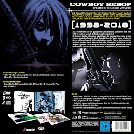 Cowboy Bebop (20th Anniversary) [9xBlu-Ray]+[5DVD]+[3CD]
