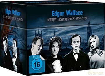 Edgar Wallace (Blu-ray Gesamtedition) (1959-1972) [34xBlu-Ray]+[DVD]+[CD]