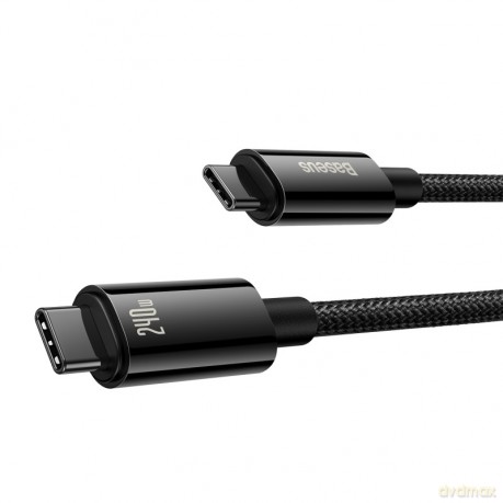 Baseus kabel Tungsten PD USB-C - USB-C 1,0m czarny 240W