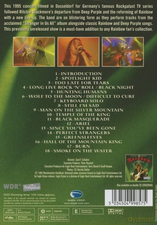 Ritchie Blackmore’s Rainbow: Black Masquerade [DVD]