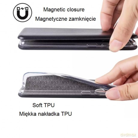 Etui Smart Diva do Samsung Galaxy S24 Plus granatowe