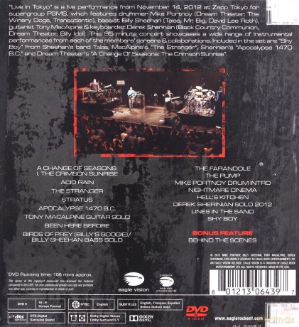 Portnoy Sheehan MacAlpine Sherinian: Live In Tokyo [DVD]
