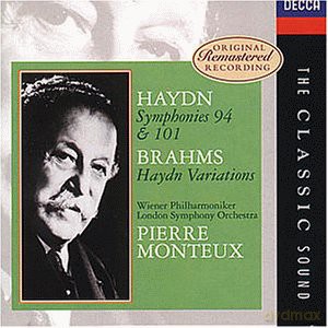 Monteux,Wp: Haydn:Symph.94,101/Brahms:Haydn Variati. [CD]