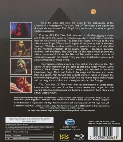 Pink Floyd: Classic Albums - The Making Of The Dark Side Of The Moon [Blu-Ray] 
