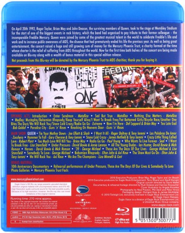 Queen: The Freddie Mercury Tribute Concert [Blu-Ray]