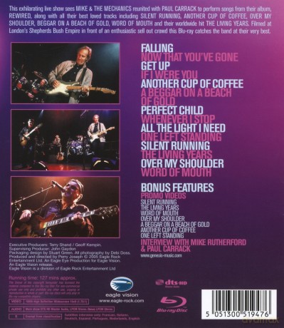 Mike & The Mechanics: Live At Shepherds Bush, London [Blu-Ray]