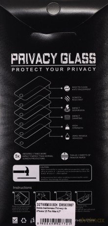 Szkło hartowane Privacy do iPhone 15 Pro Max 6,7