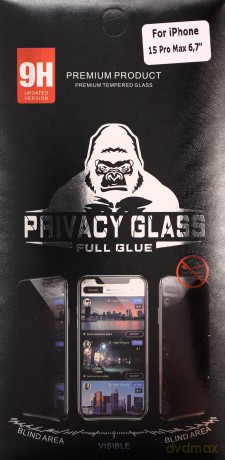 Szkło hartowane Privacy do iPhone 15 Pro Max 6,7
