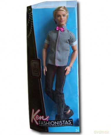 MATTEL BARBIE Lalka Ken Fashionistas T4893 [ZABAWKA]