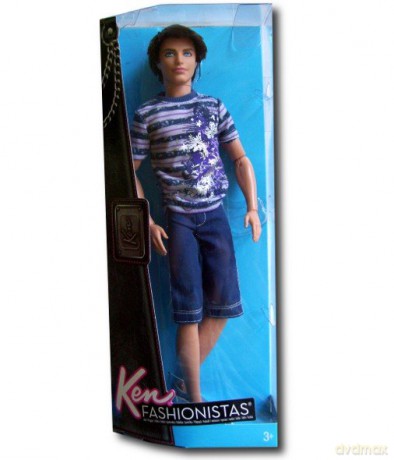 MATTEL BARBIE Lalka Ken Fashionistas T4893 [ZABAWKA]