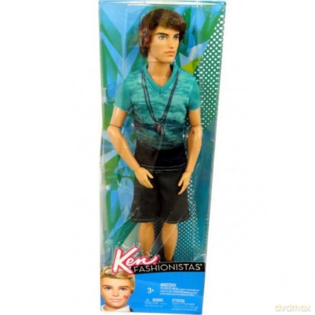 MATTEL BARBIE Lalka Ken Fashionistas T4893 [ZABAWKA]