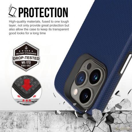 Vmax nakładka Triangle Case do Samsung Galaxy A54 granatowa