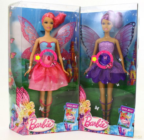 Barbie Lalka Kolorowe Wróżki z filmu Y6374 [ZABAWKA]