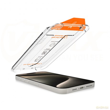 Vmax szkło hartowane easy install 2,5D Normal Glass do iPhone 15 Plus 6,7