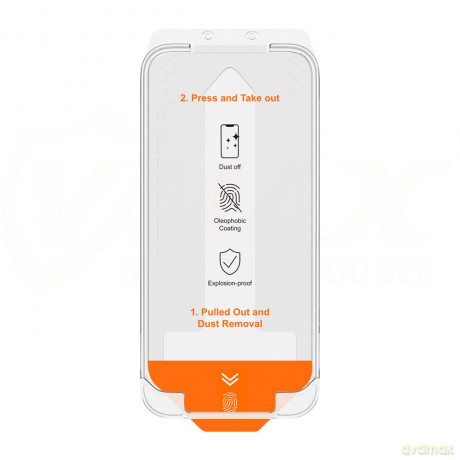 Vmax szkło hartowane easy install 2,5D Normal Glass do iPhone 15 Pro 6,1