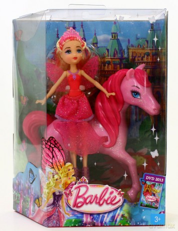 Barbie Lalka Mini Wróżki i Pegazy z filmu Y6377 [ZABAWKA]