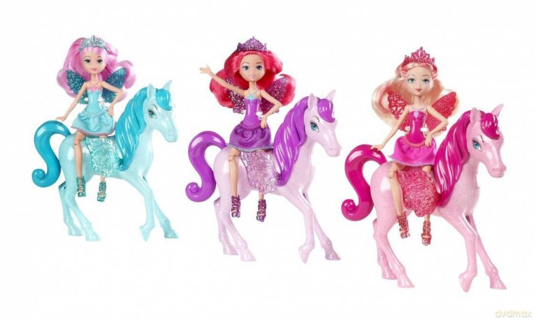 Barbie Lalka Mini Wróżki i Pegazy z filmu Y6377 [ZABAWKA]